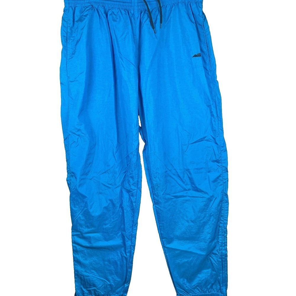 Vintage‎ Avia Nylon Windbreaker Track Pants Size Large Turquoise